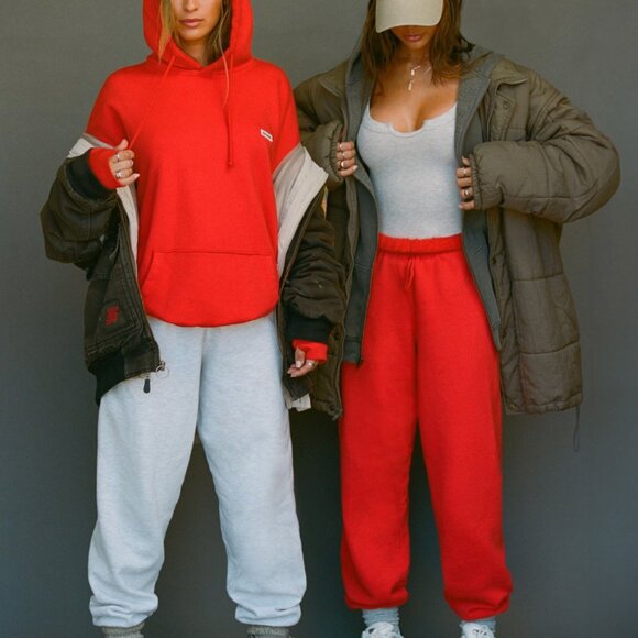 JOAH BROWN HOT SAUCE RED SWEATPANTS S/M - Picture 3 of 9